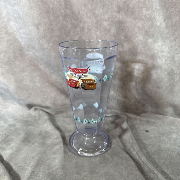 Rare Cars Land Flo's Cafe Souvenir Sundae/Milkshake Cup Disneyland DCA - Picture 1 of 5